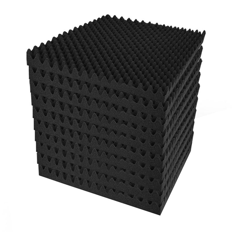 Alpha Acoustic Foam 20pcs 50x50x5cm Sound Absorption Proofing Panels Eggshell