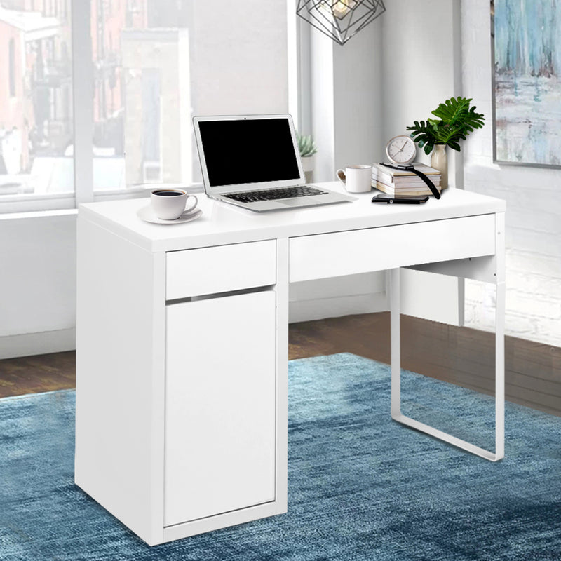 Artiss Computer Desk Drawer Cabinet White