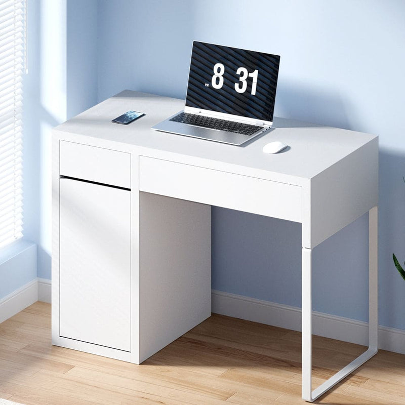 Artiss Computer Desk Drawer Cabinet White