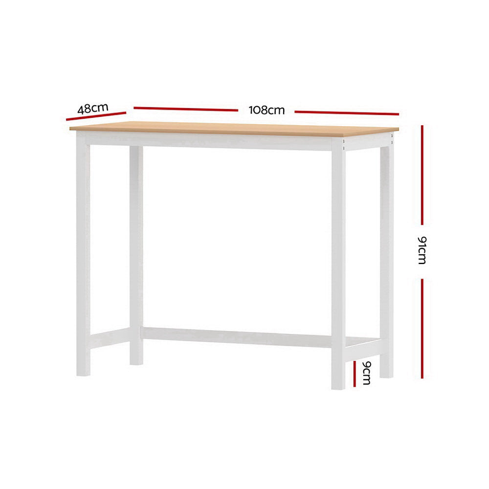 Artiss Ari Bar Table 108CM Rectangular