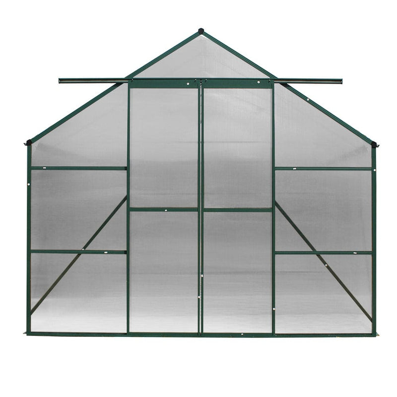 Greenfingers Greenhouse 5.1x2.44x2.1M Aluminium Polycarbonate Green House Garden Shed