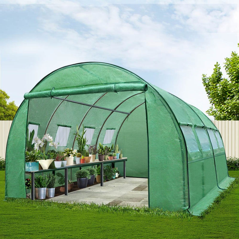 Greenfingers Greenhouse 4x3x2M Walk in Green House Tunnel Plant Garden Shed Dome