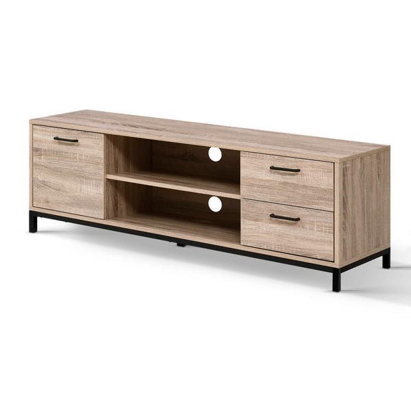 Artiss TV Cabinet Entertainment Unit 132cm Pine Tania