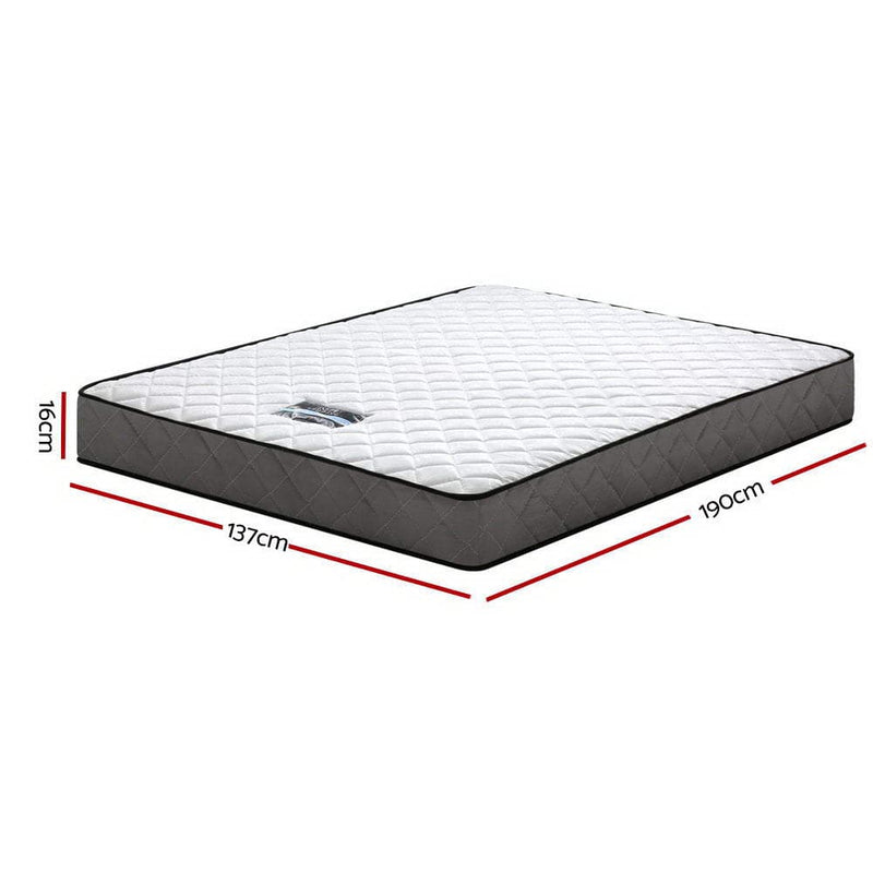 Giselle Bedding 16cm Mattress Tight Top Double