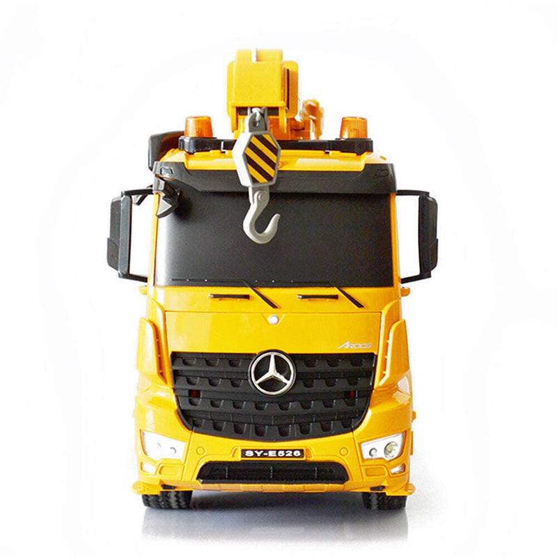 Remote Control Mercedes-Benz Crane (Yellow) Model Toy Truck