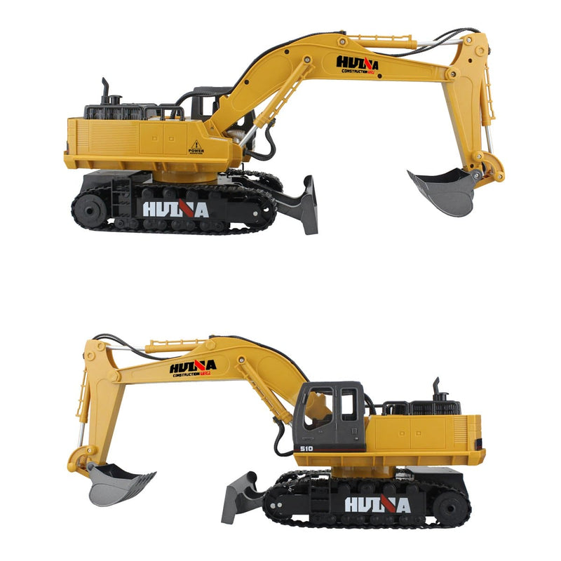 Remote Control Excavator Digger Construction RC Truck Vehicle Toys for Kids Gift