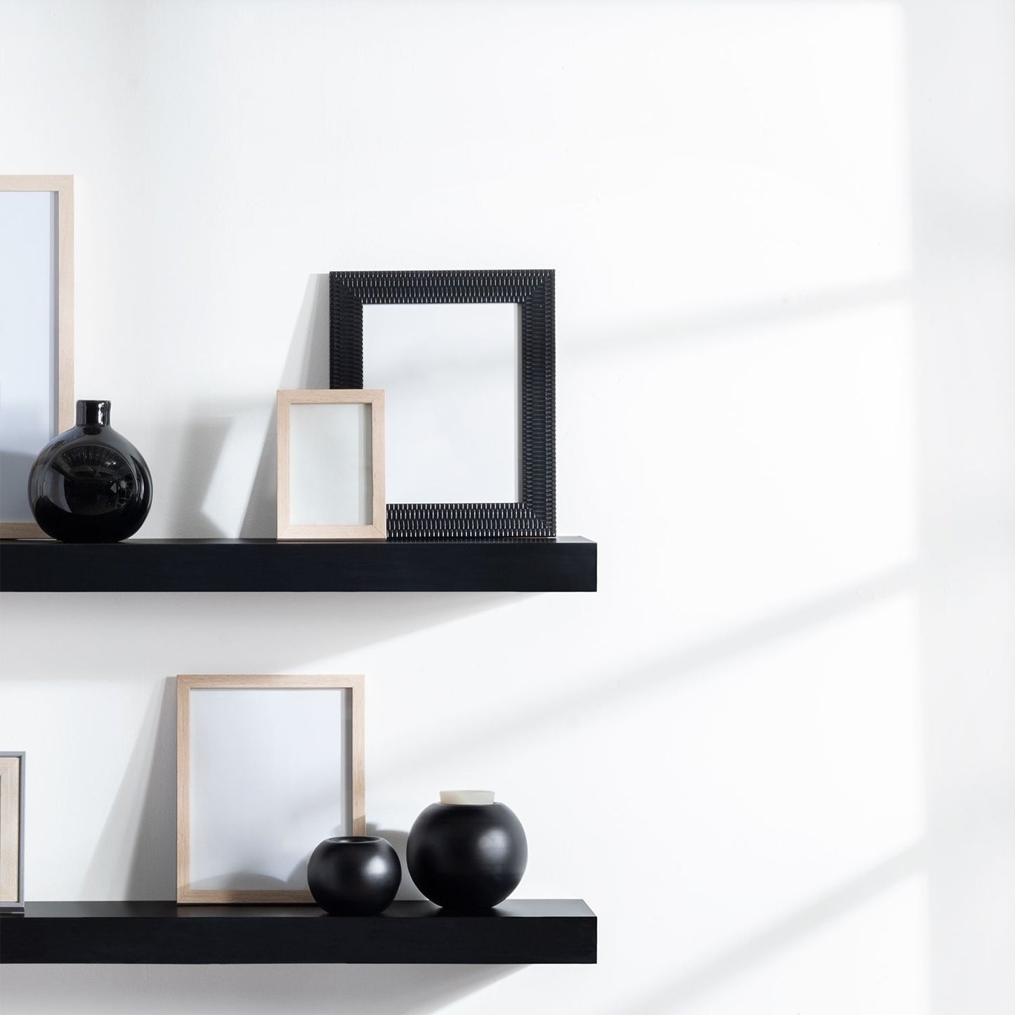 Ekkio Floating Shelf Set of 3 Black