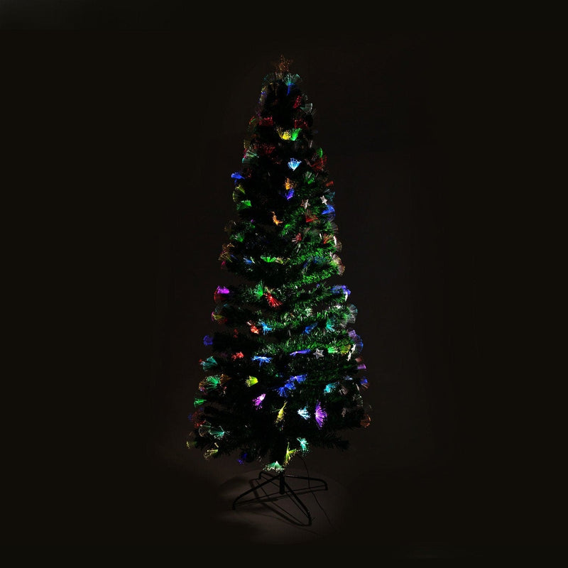 Christabelle 2.1m Enchanted Pre Lit Fibre Optic Christmas Tree Xmas Decor