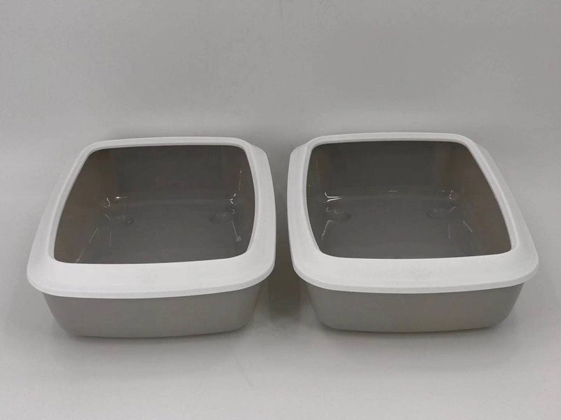 YES4PETS 2 X Small Portable Cat Kitten Toilet Litter Box Tray