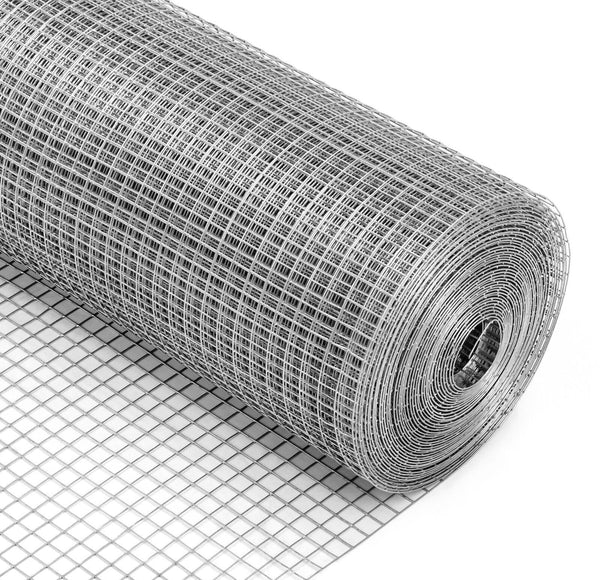 YES4PETS 1 x 20M Galvanised Wire Mesh Garden Pet Chicken Coop Fencing Bird Netting Mesh