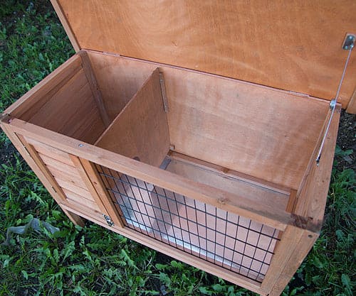 YES4PETS Single Wooden Pet Rabbit Hutch Guinea Pig Cage with Slide out Tray