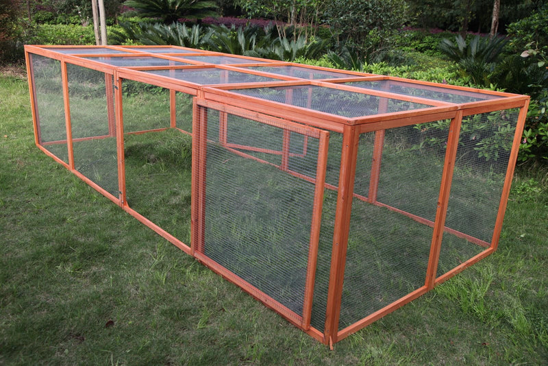 YES4PETS XXL Chicken Coop Run Guinea Pig Cat Cage Villa Extension Rabbit Hutch House Pen