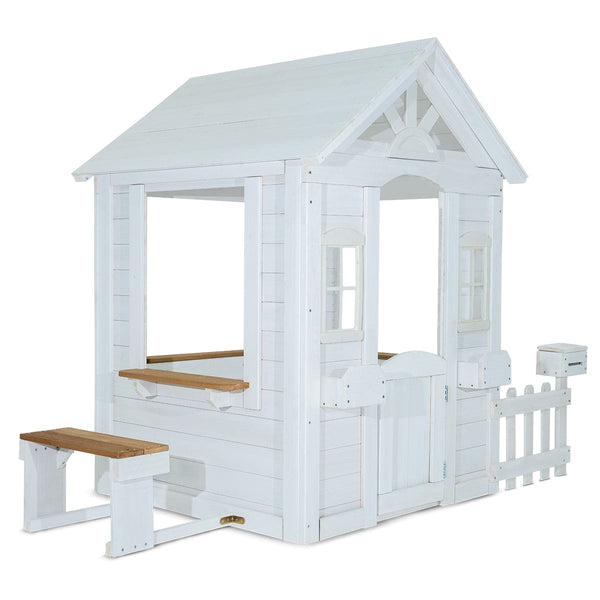 Lifespan Kids Teddy Cubby House in White (V2) with Floor