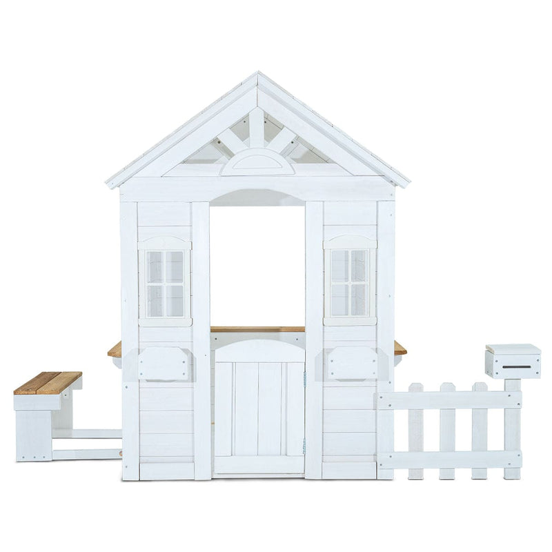 Lifespan Kids Teddy Cubby House in White (V2) with Floor