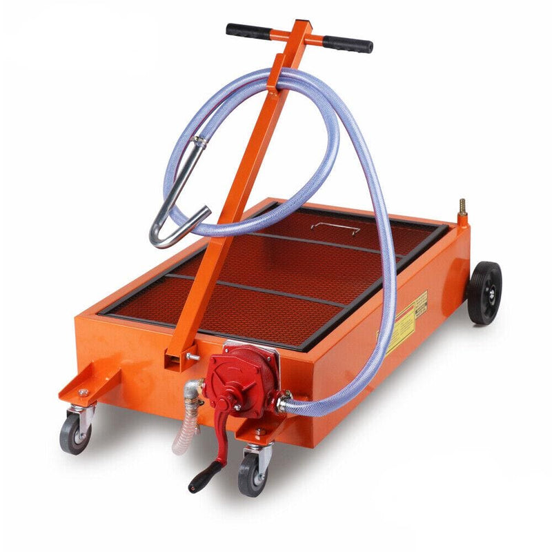 HORUSDY 76L Low Profile Waste Oil Drainer Mobile Workshop Pump Vehicle 4WD Truck