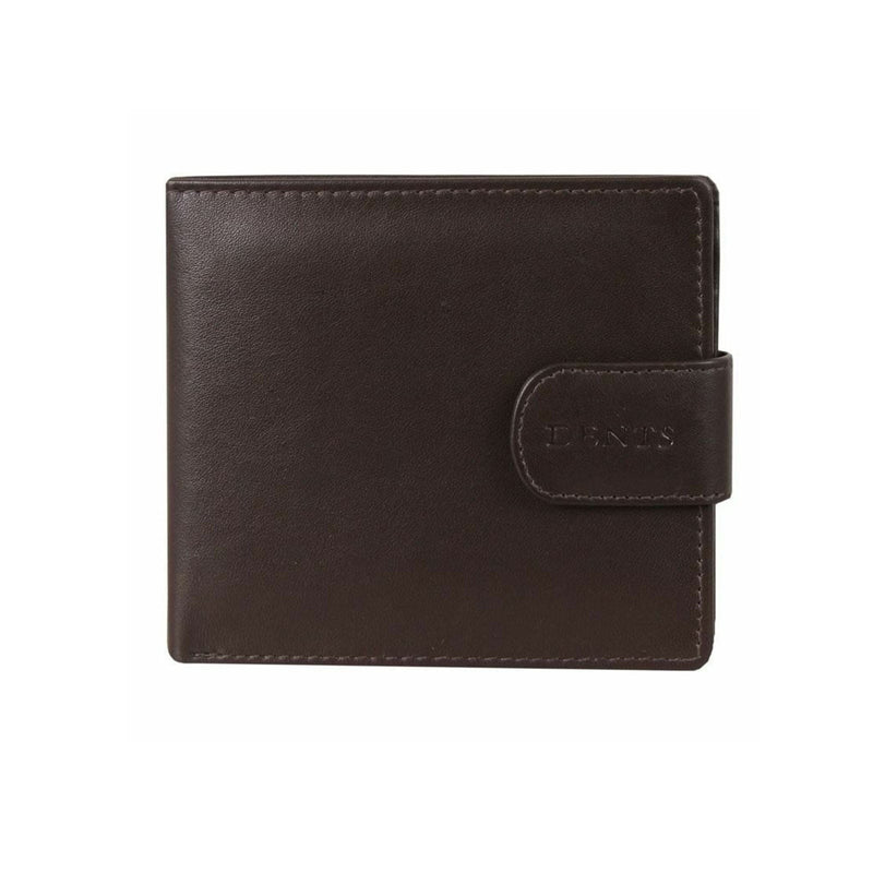 DENTS WALLET Genuine Italian LEATHER Mens Credit Card Holder Bifold GIFT BOX -