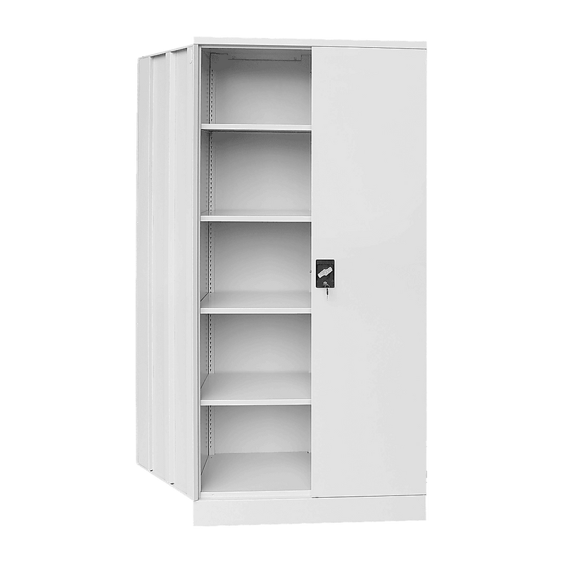 Two-Door Shelf Office Gym Filing Storage Locker Cabinet Safe