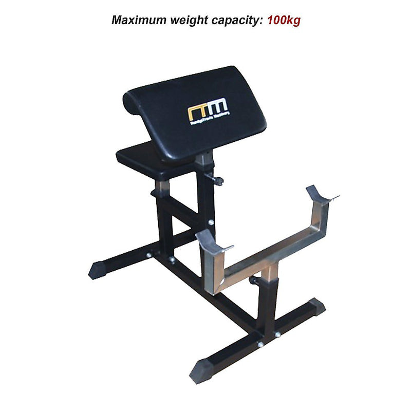 Preacher Curl Bench Weights Commercial Bicep Arms