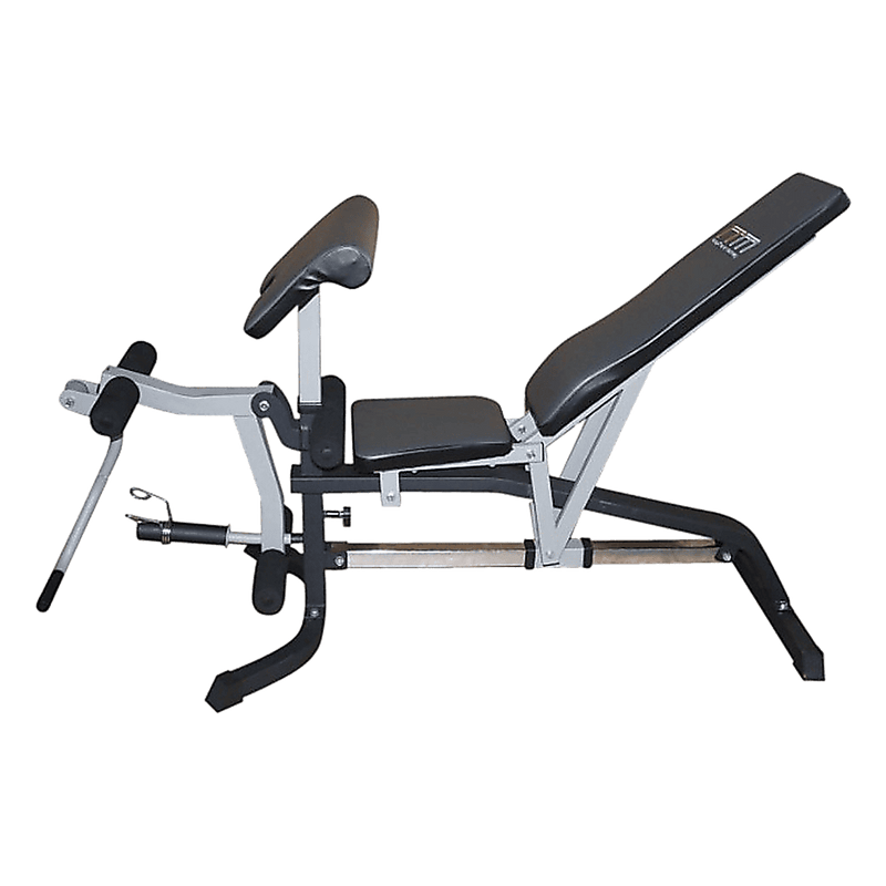 FID Flat Incline Decline Bench Press w/ Leg Extension