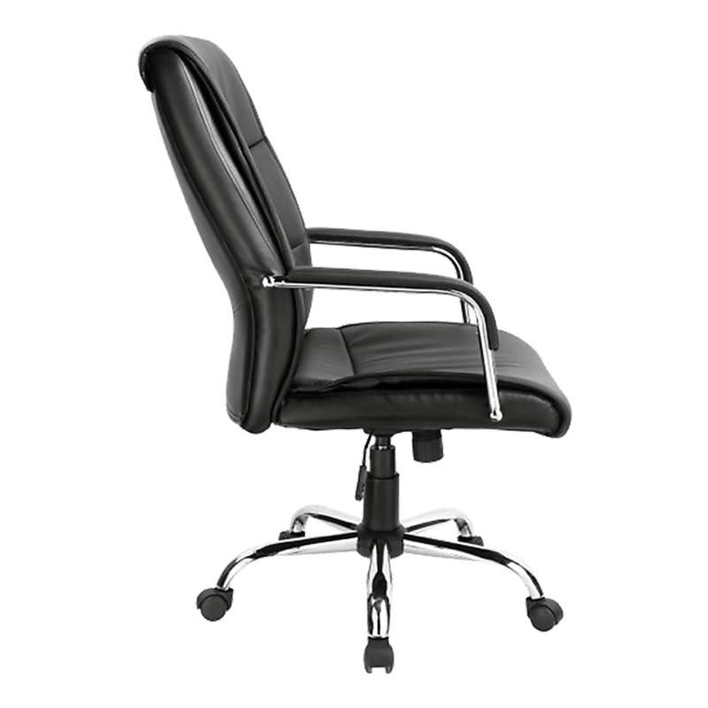 PU Leather Office Chair Executive Padded Black