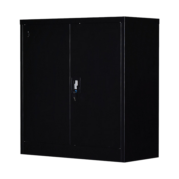 Two-Door Shelf Office Gym Filing Storage Locker Cabinet Safe