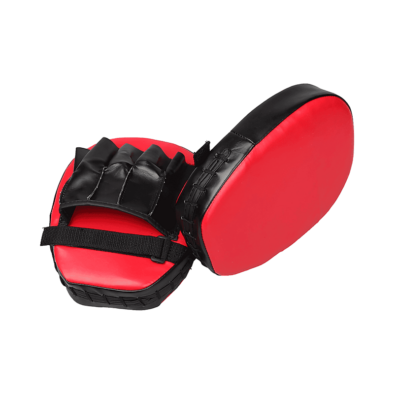 2 x Thai Boxing Punch Focus Gloves Kit Training Red & Black