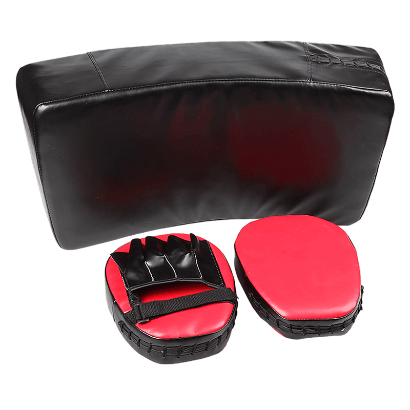 Kicking Boxing Sparring Shield & Punching Pad Mitts Combo