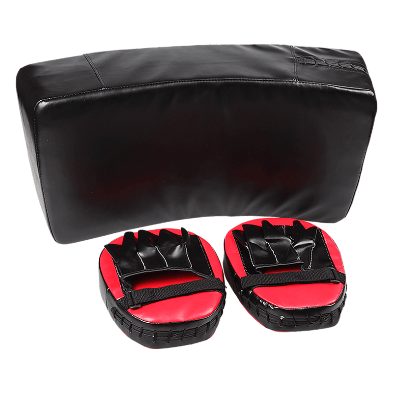 Kicking Boxing Sparring Shield & Punching Pad Mitts Combo