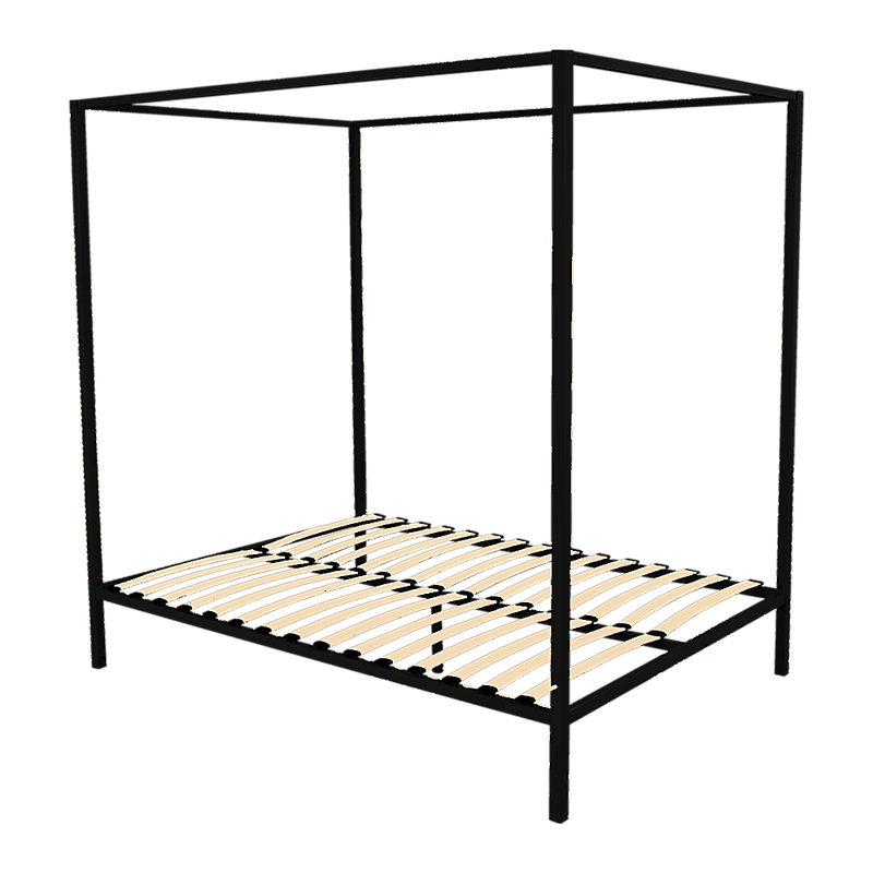 4 Four Poster Queen Bed Frame