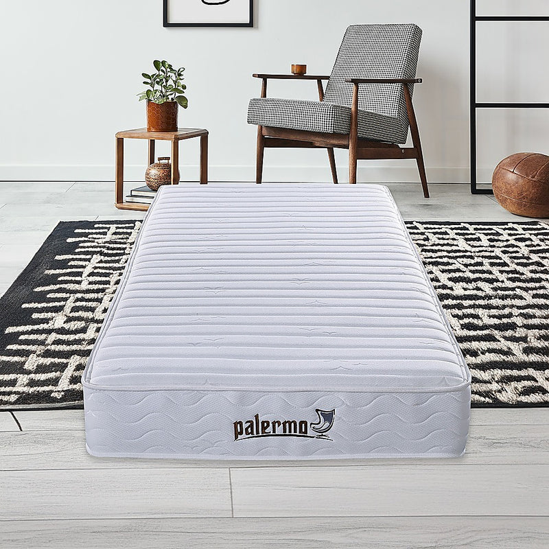 Palermo Contour 20cm Encased Coil King Single Mattress CertiPUR-US Certified Foam