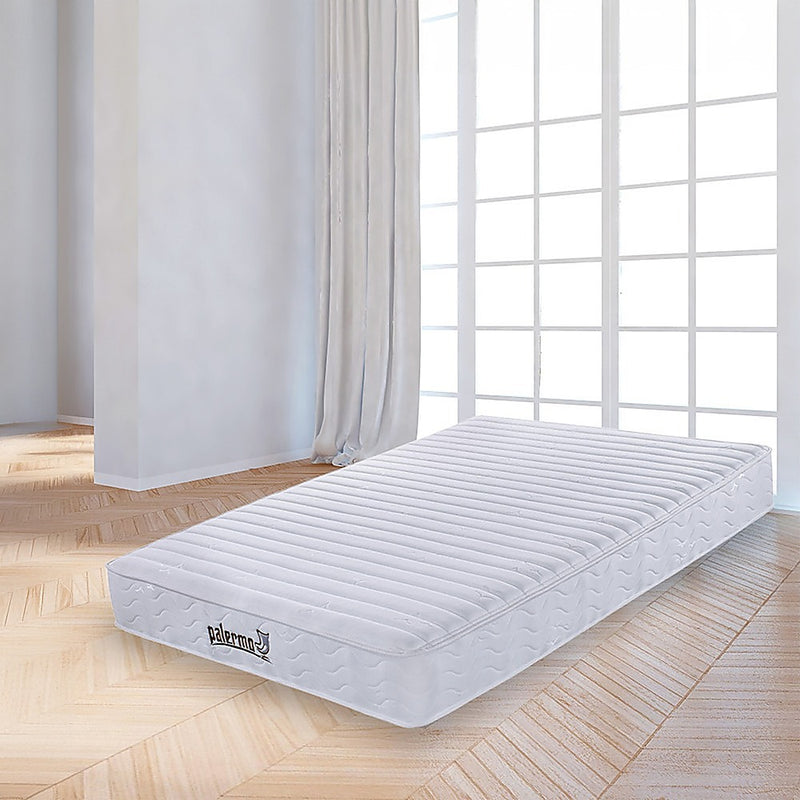 Palermo Contour 20cm Encased Coil Queen Mattress CertiPUR-US Certified Foam