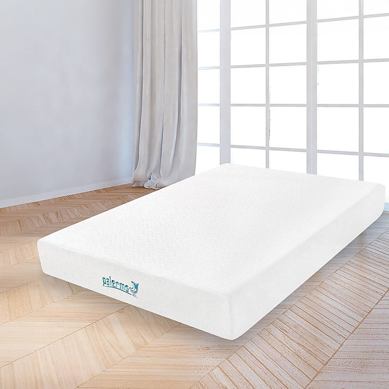 Palermo Queen 25cm Gel Memory Foam Mattress  - Dual-Layered  - CertiPUR-US Certified