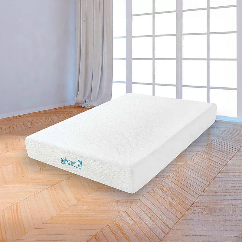 Palermo Double 25cm Gel Memory Foam Mattress  - Dual-Layered  - CertiPUR-US Certified