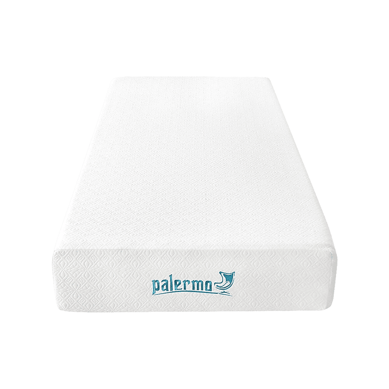 Palermo Single 25cm Gel Memory Foam Mattress - Dual-Layered - CertiPUR-US Certified