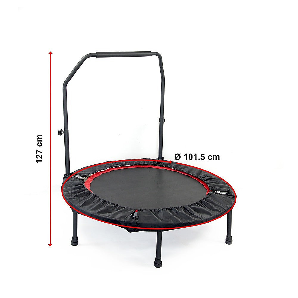 Mini Rebounder Trampoline With Handle Rail