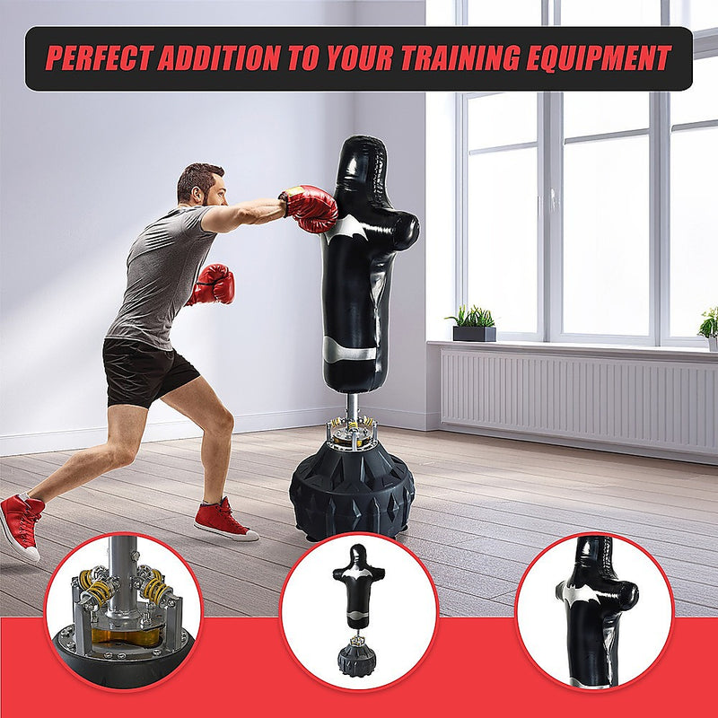 180cm Free Standing Boxing Punching Bag Stand MMA UFC Kick Fitness