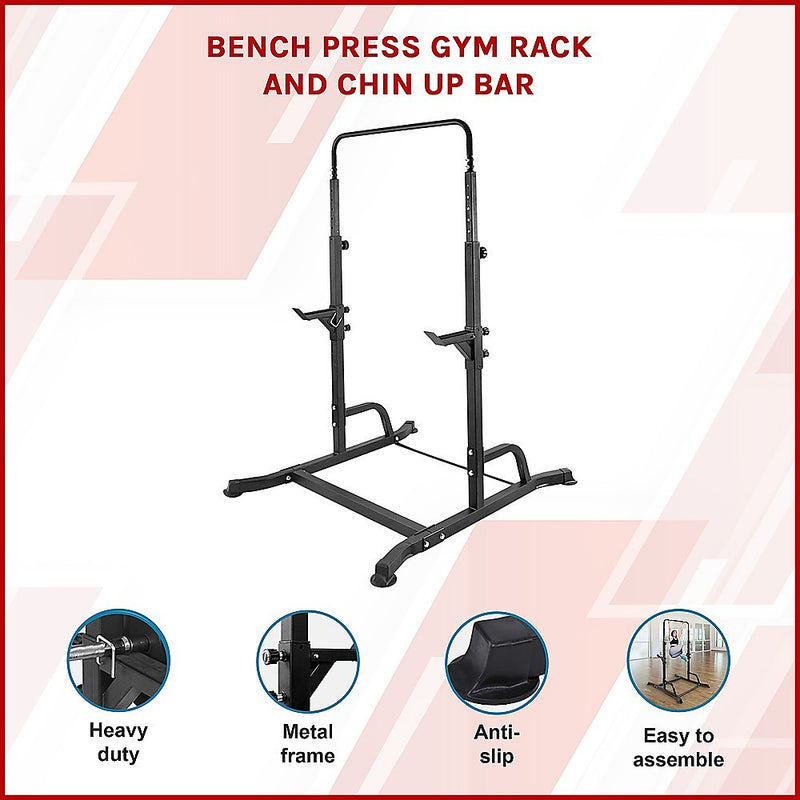 Bench Press Gym Rack and Chin Up Bar