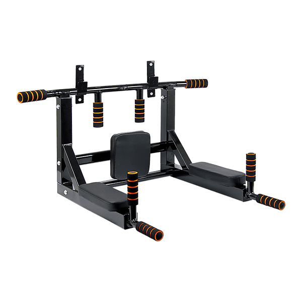 Heavy Duty Wall Mounted Power Station - Knee Raise - Pull Up - Chin Up -Dips Bar