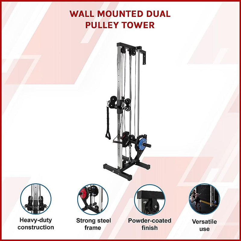 Wall Mounted Dual Pulley Tower