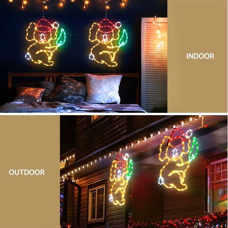 0.48M Christmas Lights Motif 216 LED Rope Light Outdoor Decoration Jingle Jollys