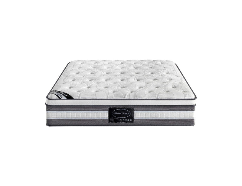 Mattress Euro Top King Size Pocket Spring Coil with Knitted Fabric Medium Firm 34cm Thick