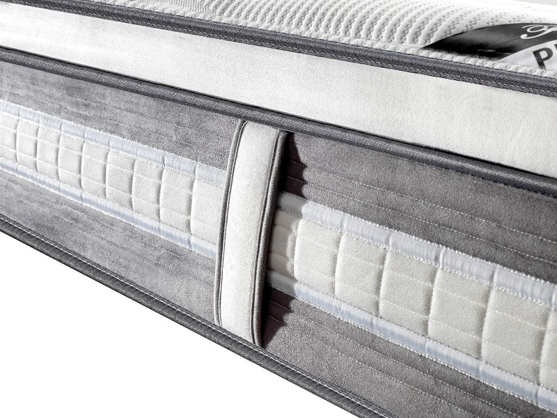 Mattress Euro Top King Size Pocket Spring Coil with Knitted Fabric Medium Firm 34cm Thick