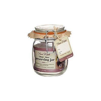 KitchenCraft HomeMade Deluxe Glass Preserving Jar - 750ml (26oz) - LifeStylz