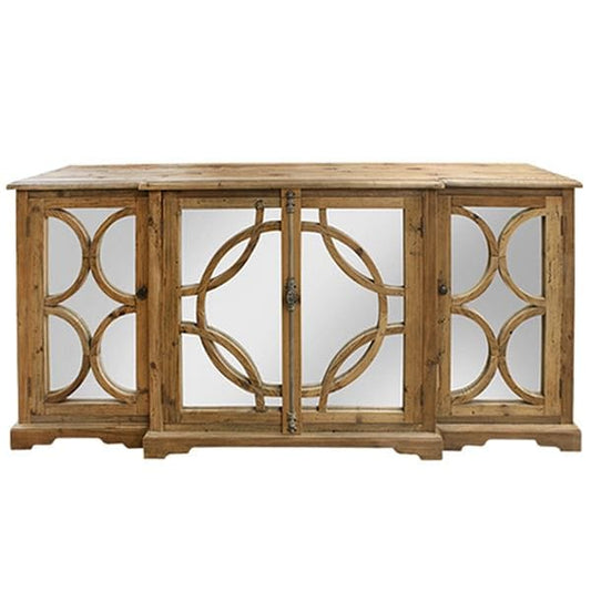 Keats Mirror Sideboard natural reclaimed timber