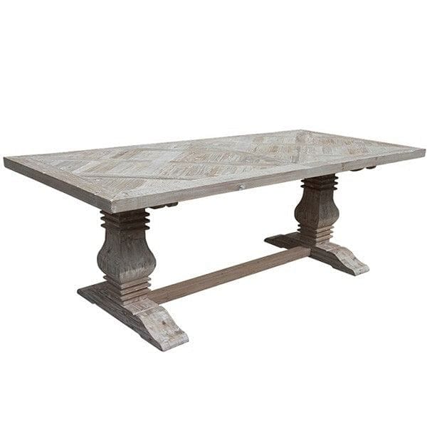 Parquet Dining Table King Reclaimed Pine