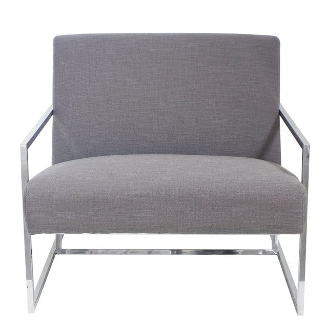 Jaxson Large Armchair Grey Metal Frame