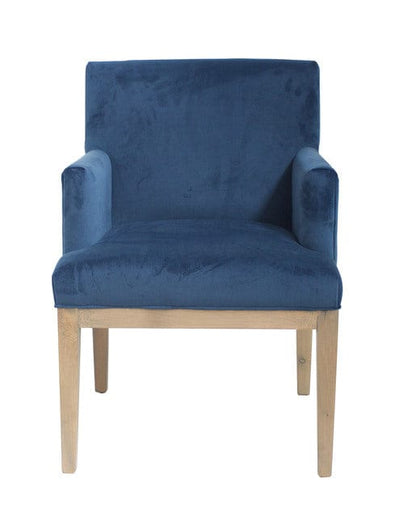 Brook Armed Dining Chair Royal Blue