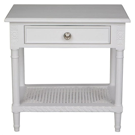 Polo Side Table/Bedside White