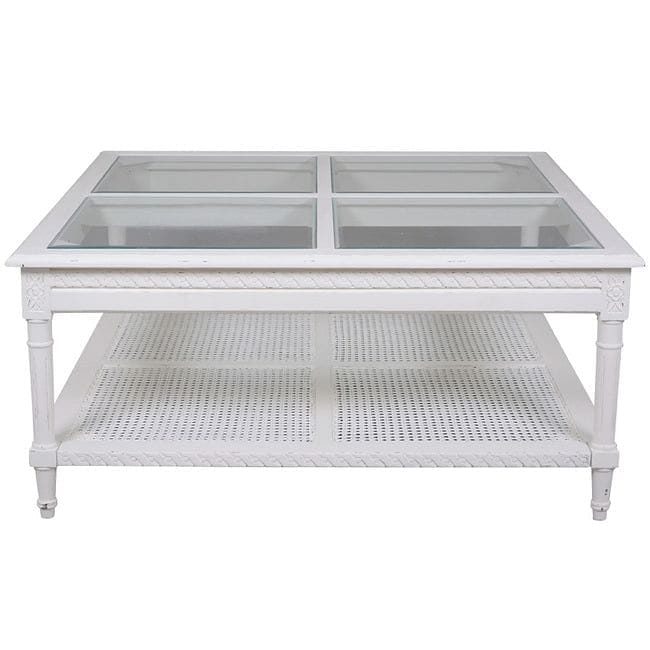 Polo Square Coffee Table White