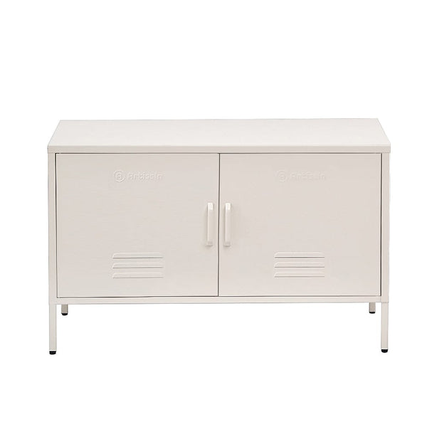 ArtissIn Buffet Sideboard Metal Cabinet - BASE White